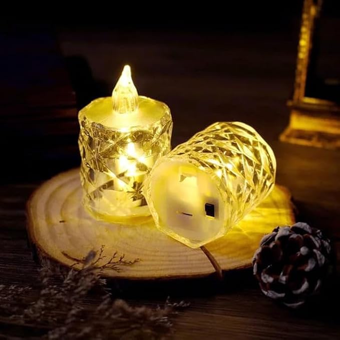 Candle Lamps for Temple (Pack of 2)