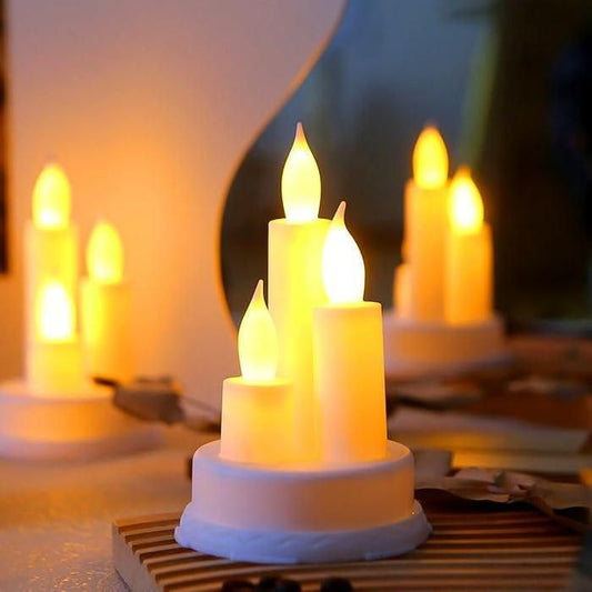 Trio LED Candles Lights