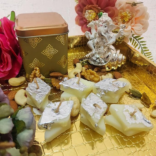 Kaju Katli Candle Pack of 6
