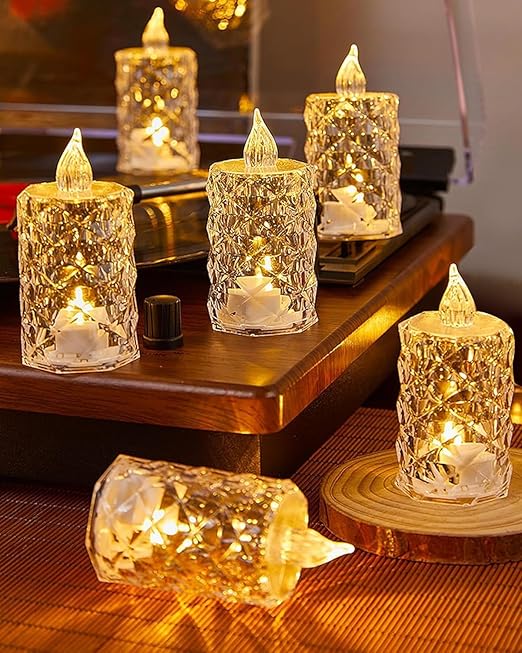 Candle Lamps for Temple (Pack of 2)